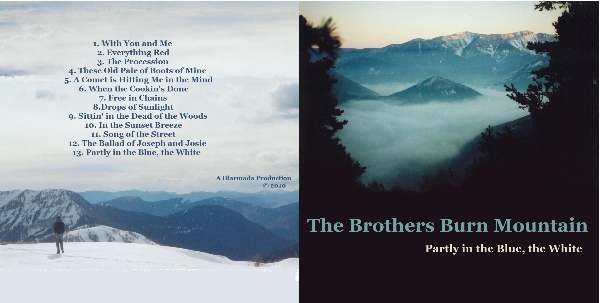 Partly in the Blue, the White Album Cover